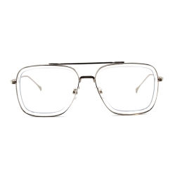 OTTIKA CARE - Blue Light Blocking Glasses - Adult | Model 31394 | Coating | Silver Clear In Green