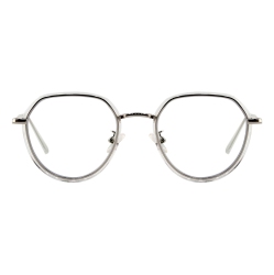 OTTIKA CARE - Blue Light Blocking Glasses - Adult | Model Tr1906 | Coating | Silver Clear In Green