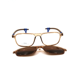 OTTIKA CARE - Optical Frame - With Polarized Attachment | Model 21107 | Kids & Teenagers | In Brown