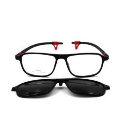 OTTIKA CARE - Optical Frame - With Polarized Attachment | Model 21107 | Kids & Teenagers | In Black