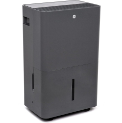 GE 50 Pt. Portable Dehumidifier \w Built-In Pump, Ultra Quiet, Perfect for Basement, Gara Or Wet Rooms Up to 4500 Sq. Ft. - Gray/black (Apyr50Lc)