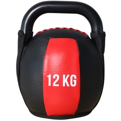 PRISP Soft Kettlebell Workout Weight - Sand-Filled Bell Body With Rigid Handle