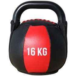 PRISP Soft Kettlebell Workout Weight - Sand-Filled Bell Body With Rigid Handle
