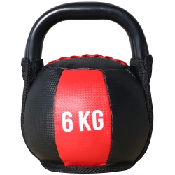 PRISP Soft Kettlebell Workout Weight - Sand-Filled Bell Body With Rigid Handle