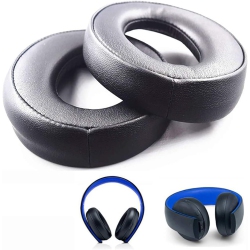 DOLAER Jingewell Replacement Ear Pads Cushions, Headphone Pillows Earpads for Sony Ps3 Ps4 Wireless Playstation 3 Playstation 4 Cechya-0083 Stereo