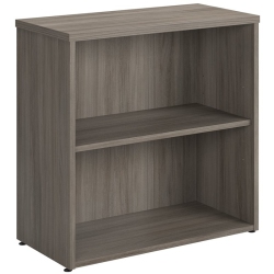 SAUDER Affirm Engineered Wood 2-Shelf Bookcase In Hudson Elm/brown