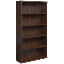 SAUDER Affirm Engineered Wood 5-Shelf Bookcase In Noble Elm/brown