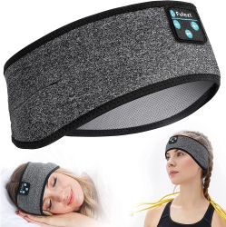 DOLAER Sleep Headphones Bluetooth, Sleeping Headphones Headband - Soft Elastic Comfortable Headband Headphones, Gifts for Men Women Teenager, Father