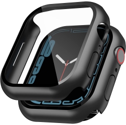 XCRS Apple Watch Series 7 [45Mm] Overall Protection Case, Built-In Tempered Glass Screen & Hard PC Bumper Case, Compatible \w Apple Watch Series 7