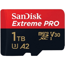 SANDISK Extreme Pro 1Tb Micro Sd Card With Adapter Sdsqxcd-1T00