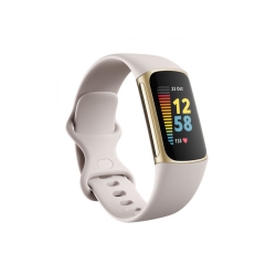 FITBIT Charge 5 Fb421Glwt White/gold (European Model/version) - Brand New