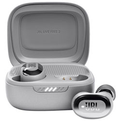 JBL Live Free 2 In-Ear Noise Cancelling True Wireless Earbuds - Silver