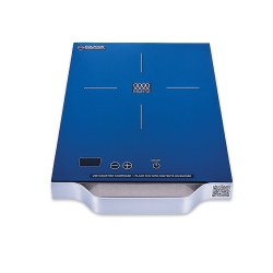 EQUATOR 11" Portable One-Burner Induction Cooktop Light Aluminum Handle 110V