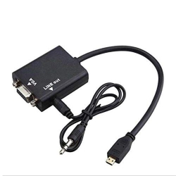 ISTAR HDMI Male to VGA Female Audio Video Converter Adapter for PC, Tv, Laptop, HDtv