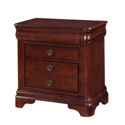 BOWERY HILL Nightstand In Traditional Cherry