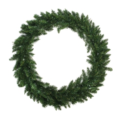 NORTHLIGHT Buffalo Fir Artificial Christmas Wreath - 72" - Unlit In Green