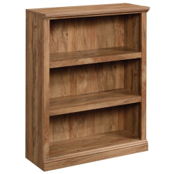 PEMBERLY ROW Storage Contemporary 3-Shelf Wood Bookcase In Sindoori Beige In Mango