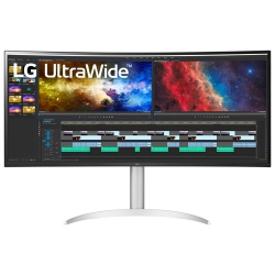 LG Ultrawide 38" 1440P Wqhd 75Hz 5Ms Gtg Curved Ips Led Freesync Monitor (38Wp85C-W) - - In White