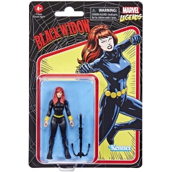 MARVEL Legends Retro 3.75 Inch Action Figure Wave 6 - Widow In Black