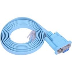 DOLAER Cisco Compatible Console Cable 9-Pin Db9 Female Serial Rs232 Port to Rj45 Male Cat5 Ethernet LAN Rollover 72-3383-01 Cab-Console-Rj45=
