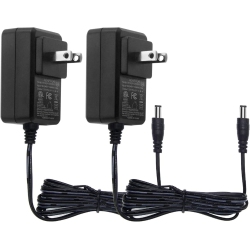 DOLAER 2 Pack Dc 12V 2A 2000Ma Power Adapter, 100~240V Ac to Dc 12 Volt 2 Amp Converter \w 5.5 X 2.1MM Plug for Led Strip Light Cctv Security Camera