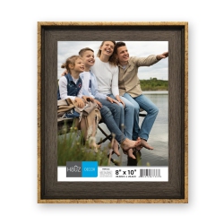 HAUZ Frm7333 - 8X10 Picture Frame Dark Oak & Aged Metal