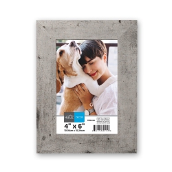 HAUZ Frm0158 - 4X6 Picture Frame Marble Texture In Grey