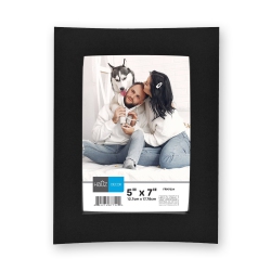 HAUZ Frm7524 - 5X7 Curved Picture Frame In Black