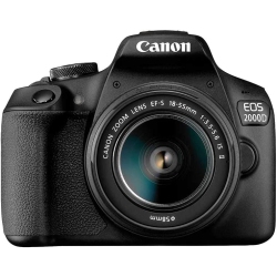 CANON Eos 2000D Dslr Camera With Ef-S 18-55MM F/3.5-5.6 Is Ii Lens
