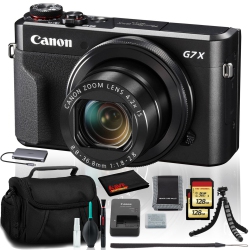 CANON Powershot G7 X Mark Ii Digital Camera (Intl Model) With (2)128GB Sd Cards