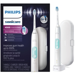 PHILIPS Brand New - Sonicare 4500 Protective Clean- Power Toothbrush- Rechargeable Electric Toothbrush- White- Hx6827/11