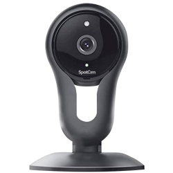 SPOTCAM Fhd 2 Wireless Home Security Camera, 1080P, Indoor, Night Vision, Two-Way Talk, Motion & Sound Alert, Alarm Siren, Free Fulltime Continuous
