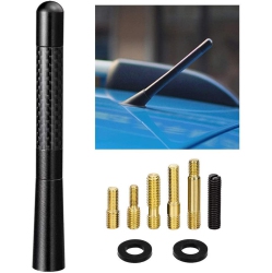 DOLAER Vehicle Roof Mount Antenna Mast 4.7 Inch Carbon Fiber Car Antenna Replacement for Ford Dodge Toyota Honda Chevrolet Nissan Ford Jeep Subaru Gmc