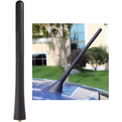 DOLAER Universal Vehicle Roof Mount Antenna Mast 6.3 Inch Rubber Car Antenna Replacement Compatible \w Toyota Honda Chevrolet Nissan Ford Jeep Subaru