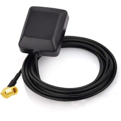 DOLAER Mini Satellite Radio Antenna Smb Female Right Angle Connector Compatible \w Sirius Xm Car Vehicle Trucks Rv HD Hi-Fi Radio Stereo Receiver