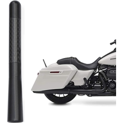 DOLAER Motorcycle Carbon Fiber Antenna Mast Replacement Compatible \w Harley Davidson 1998-2020 Road King Softail Touring Street Glide Road Glide Fat