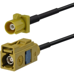 DOLAER for Xm Sirius Satellite Radio Antenna Fakra Curry Code K Female to Male Pigtail Extension Cable 1.2M /3.9 Feet