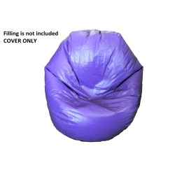 BOSCOMAN - Teardrop Adult Vinyl Beanbag Chair - Cover Only - 96060014 In Purple