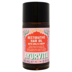 AYURVITA Restorative Hair Oil With Amla And Neem By for Unisex - 2 OZ Oil