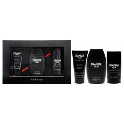 GUY LAROCHE Drakkar Noir - 2021 By for Men - 3 PC Gift Set - 3.4OZ Edt Spray, 2.6OZ Deodorant Stick, 1.7OZ Shower Gel