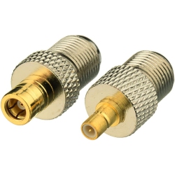 DOLAER Smb to F Rg6 Coax Antenna Conversion Kit 2PCs Adapter for Satellite Sirius Xm Radio