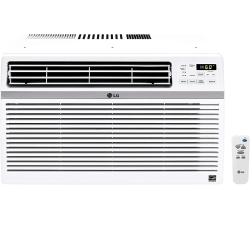 LG 8, 000 Btu 115V Window-Mounted Air Conditioner With Remote Control