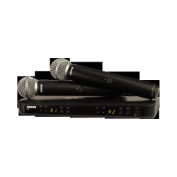 SHURE Blx288/sm58 Dual-Transmitter Handheld Wireless System (H10: 542-572 Mhz)