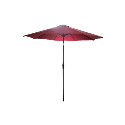 HENRYKA Market Umbrella - Tilting - 9-Ft - In Red
