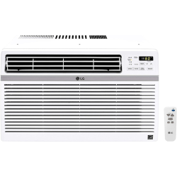 LG Lw1216Er Window-Mounted Air Conditioner With Remote Control, 12, 000 Btu 115V