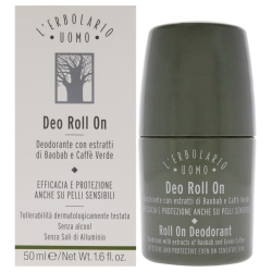LERBOLARIO Uomo Roll On Deodorant By for Men - 1.6 OZ Deodorant Roll-On