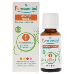 PURESSENTIEL Organic Essential Oil - Peppermint By for Unisex - 1 OZ Oil