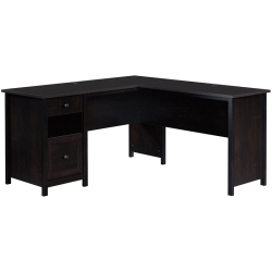 SAUDER County Line Wooden L Shaped Computer Desk In Estate In Black