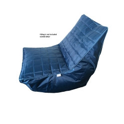 BOSCOMAN - Jumbo Gaming Beanbag Lounger - Navy/teal Cover Only - 11859711