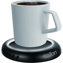 SALTON Smw2094Bkw - Mug Warmer for Coffee, Tea, Scented Candle Or Wax With Led Lighting In Black